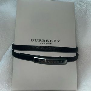 Burberry leather bracelet